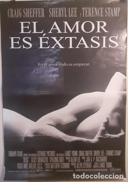 Cine: Cartel de cine original (Colecci&oacute;n particular): El amor es &eacute;xtasis (1997) - 98x68 cm