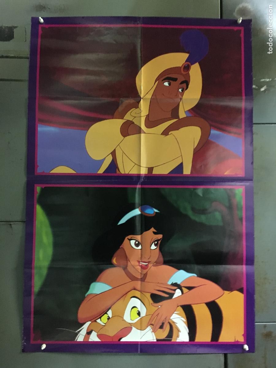 Cine: ODC C432 ALADDIN DISNEY POSTER ORIGINAL 76X102