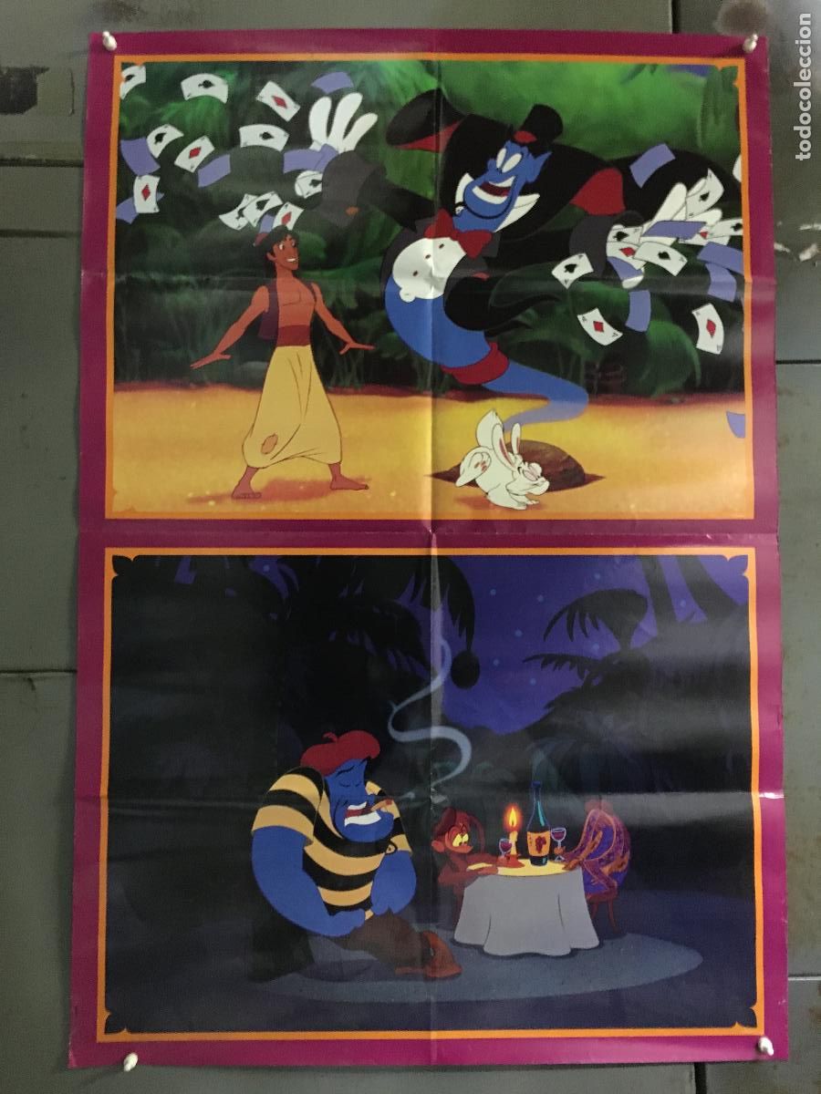 Cine: ODC C433 ALADDIN WALT DISNEY POSTER 76X102