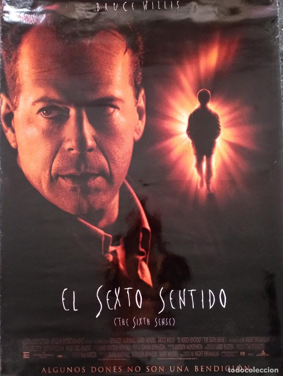 Cine: CARTEL &ldquo;El Sexto Sentido&rdquo;, Bruce Willis, 1999