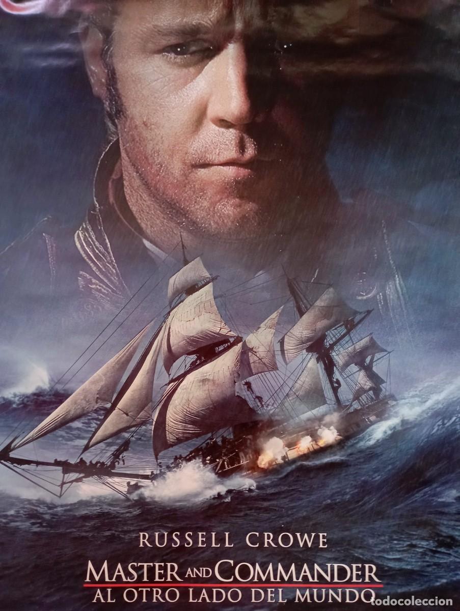 Cine: CARTEL &ldquo;Master & Commander: Al otro lado del mundo&rdquo;, Rusell Crowe, 2003