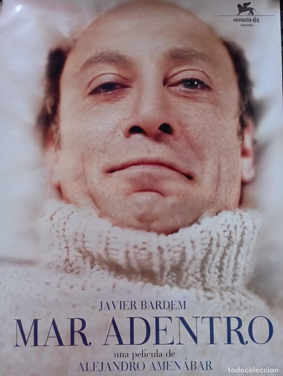 Cine: CARTEL &ldquo;Mar Adentro&rdquo;, Javier Bardem, Alejandro Amen&aacute;bar, 2004