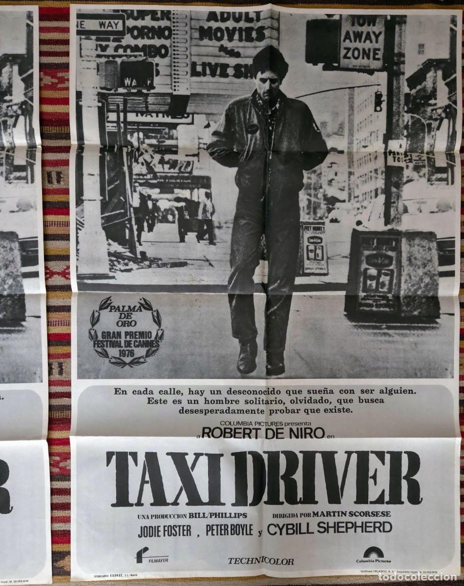 Cine: TAXI DRIVER 1978 original: 2 carteles + 11 fotocromos nuevos, estado museo