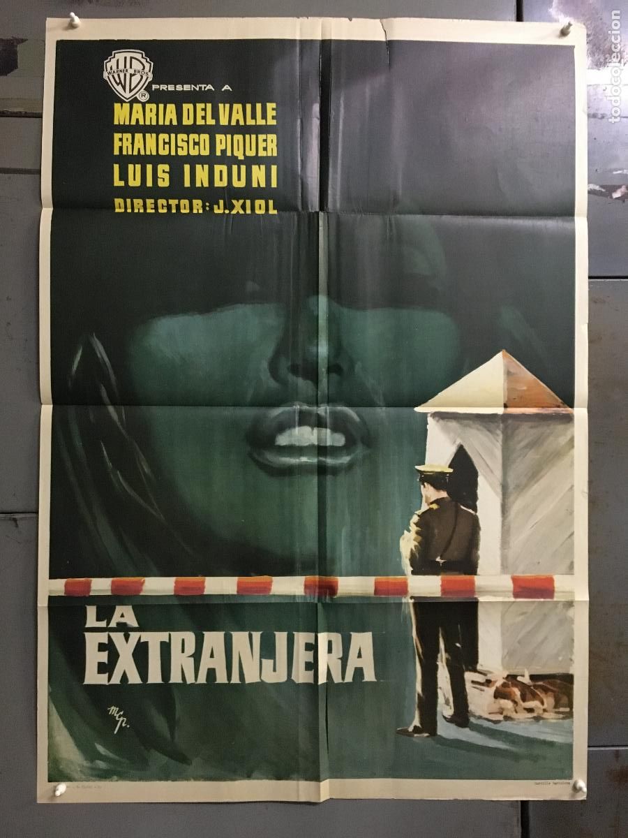 Cine: ODC C477 LA EXTRANJERA MARIA DEL VALLE POSTER ORIGINAL 70X100 ESTRENO