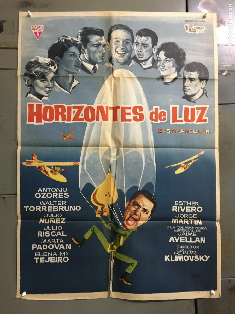 Cine: ODC C478 HORIZONTES DE LUZ ANTONIO OZORES TORREBRUNO JANO POSTER ORIGINAL 70X100 ESTRENO