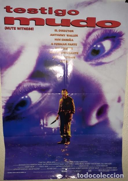 Cine: Cartel cine original (Colecci&oacute;n particular): Testigo Mudo - Mute Witness (1995)