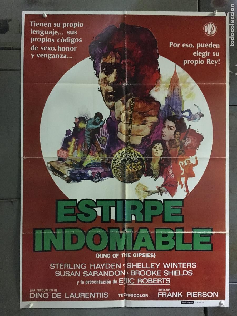 Cine: ODC C492 ESTIRPE INDOMABLE SUSAN SARANDON BROOKE SHIELDS POSTER ORIGINAL 70X100 ESTRENO