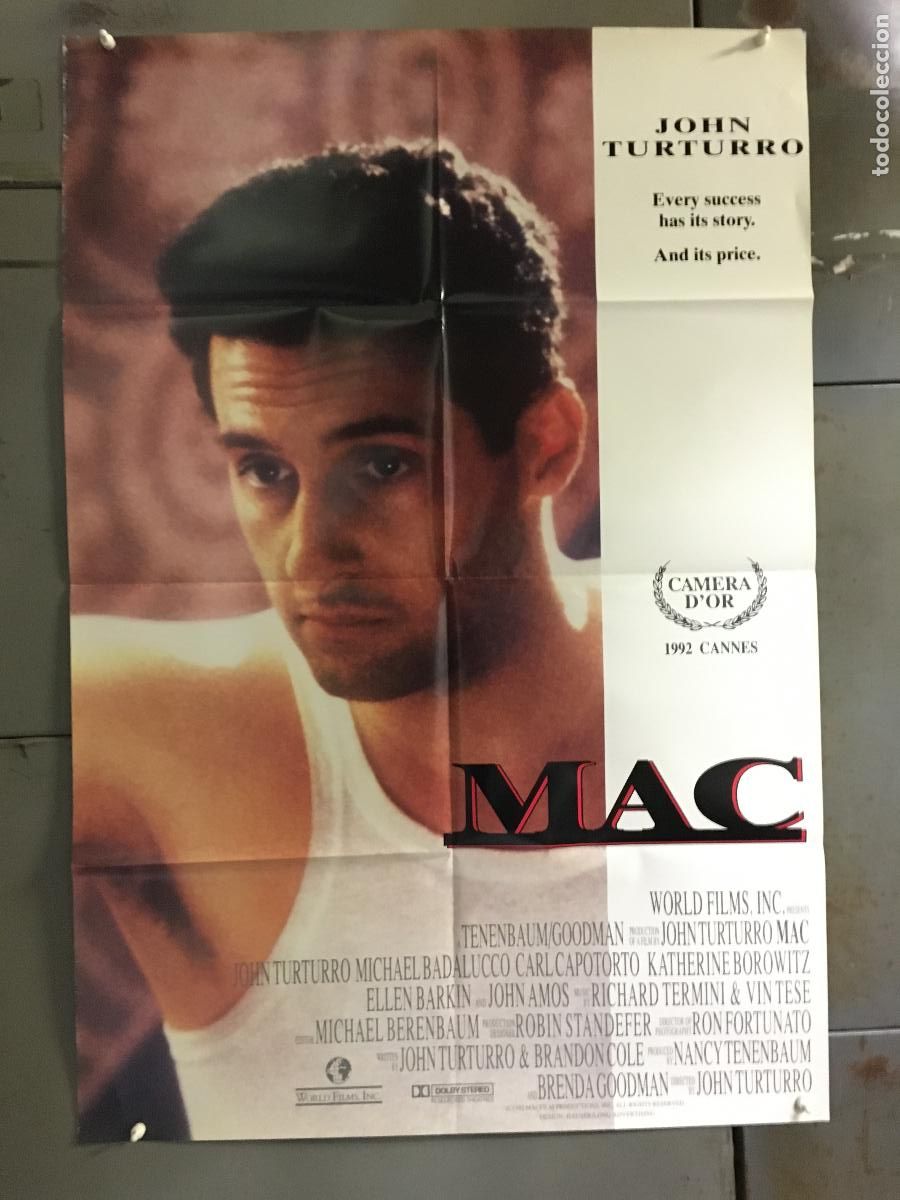 Cine: ODC C496 MAC JOHN TURTURRO POSTER ORIGINAL AMERICANO 68x102