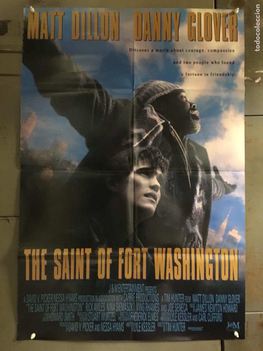 Cinema: ODC C499 ANGELES SIN CIELO MATT DILLON DANNY GLOVER POSTER ORIGINAL AMERICANO 68x102