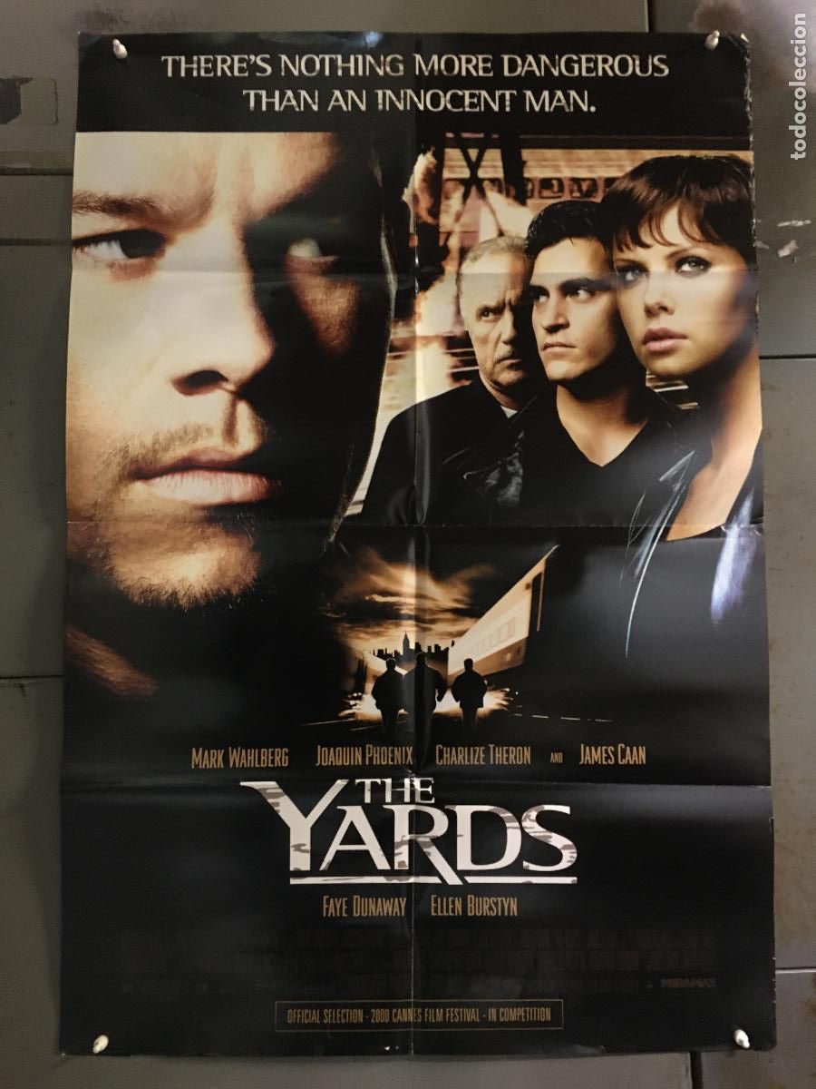 Cinema: ODC C505 LA OTRA CARA DEL CRIMEN CHARLIZE THERON JOAQUIN PHOENIX POSTER ORIGINAL AMERICANO 68x102