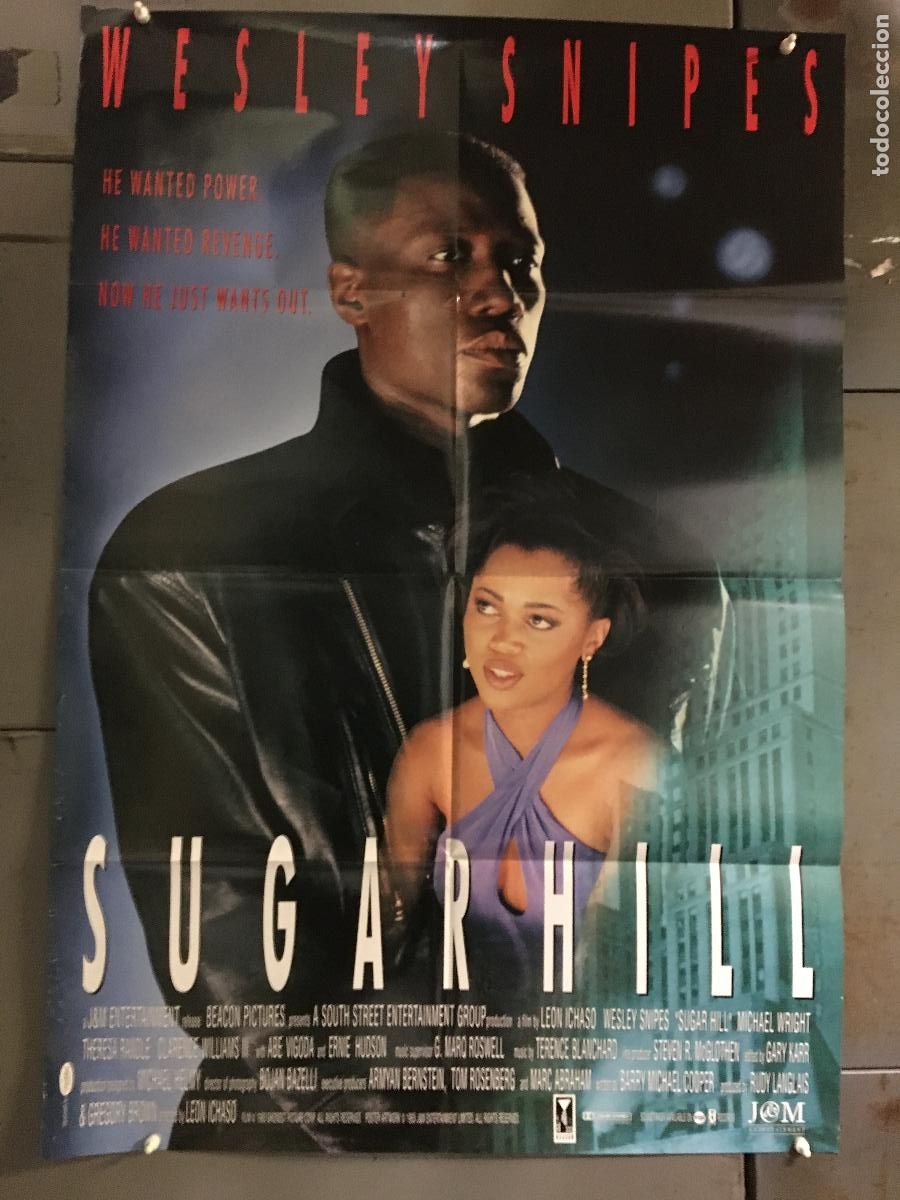 Cine: ODC C507 SUGAR HILL WESLEY SNIPES THERESA RANDLE POSTER ORIGINAL AMERICANO 68x102