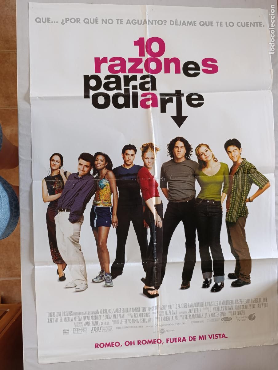 Cine: POSTER ORIGINAL 10 RAZONES PARA ODIARTE - 98 X 68 CM (385)