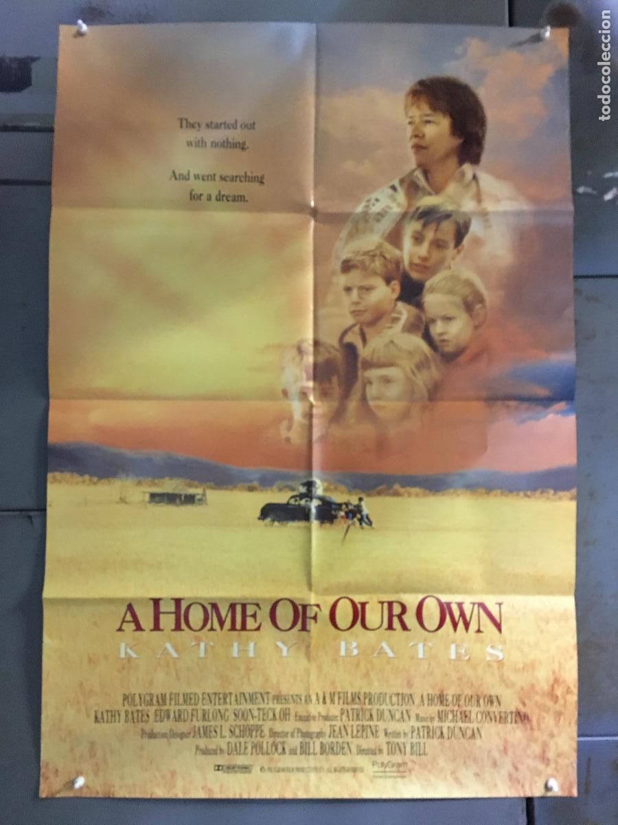 Cinema: ODC C518 NUESTRO PROPIO HOGAR KATHY BATES EDWARD FURLONG POSTER ORIGINAL AMERICANO 68x102
