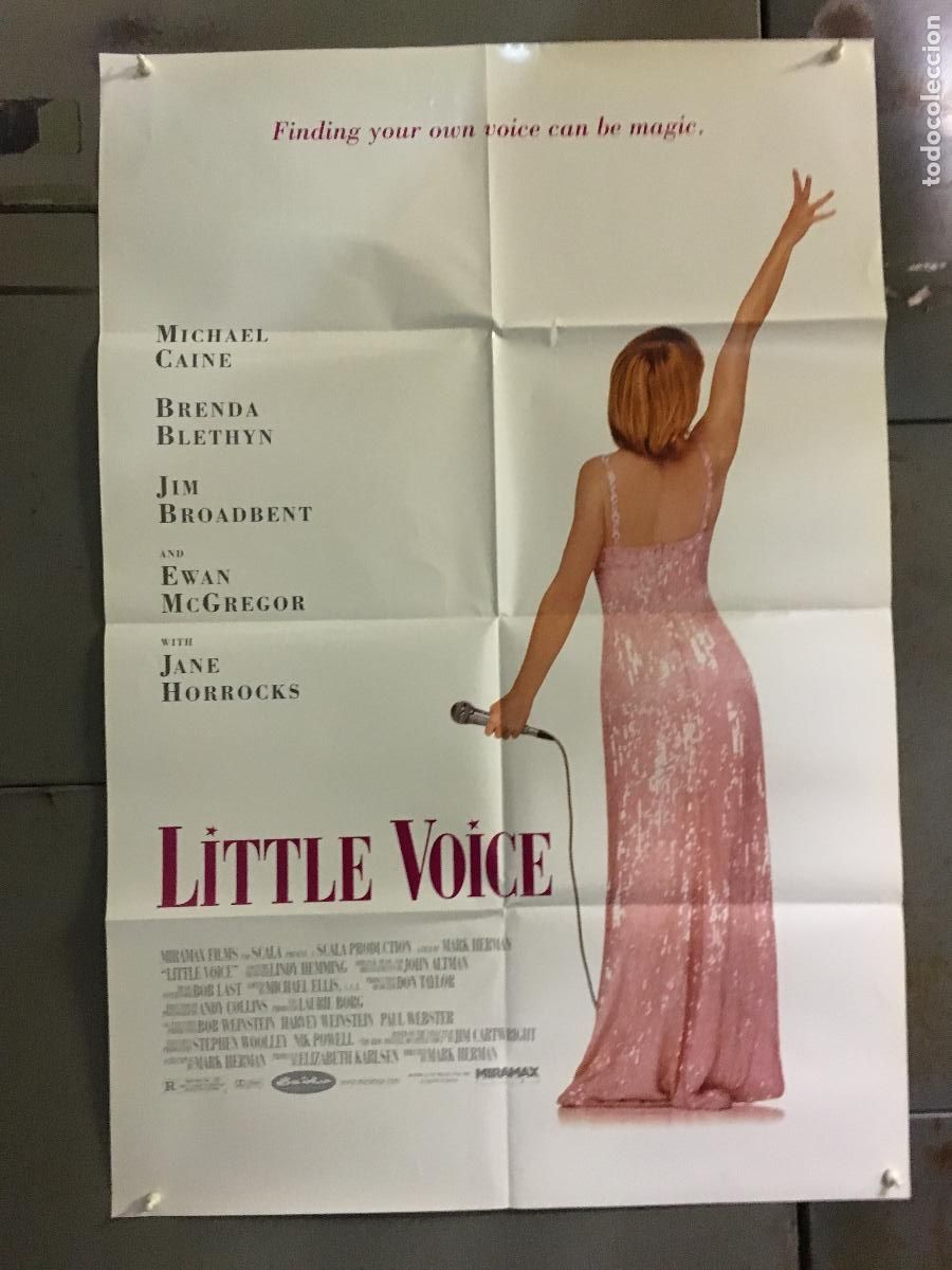 Cine: ODC C521 LITTLE VOICE EWAN MCGREGOR MICHAEL CAINE POSTER ORIGINAL AMERICANO 68x102