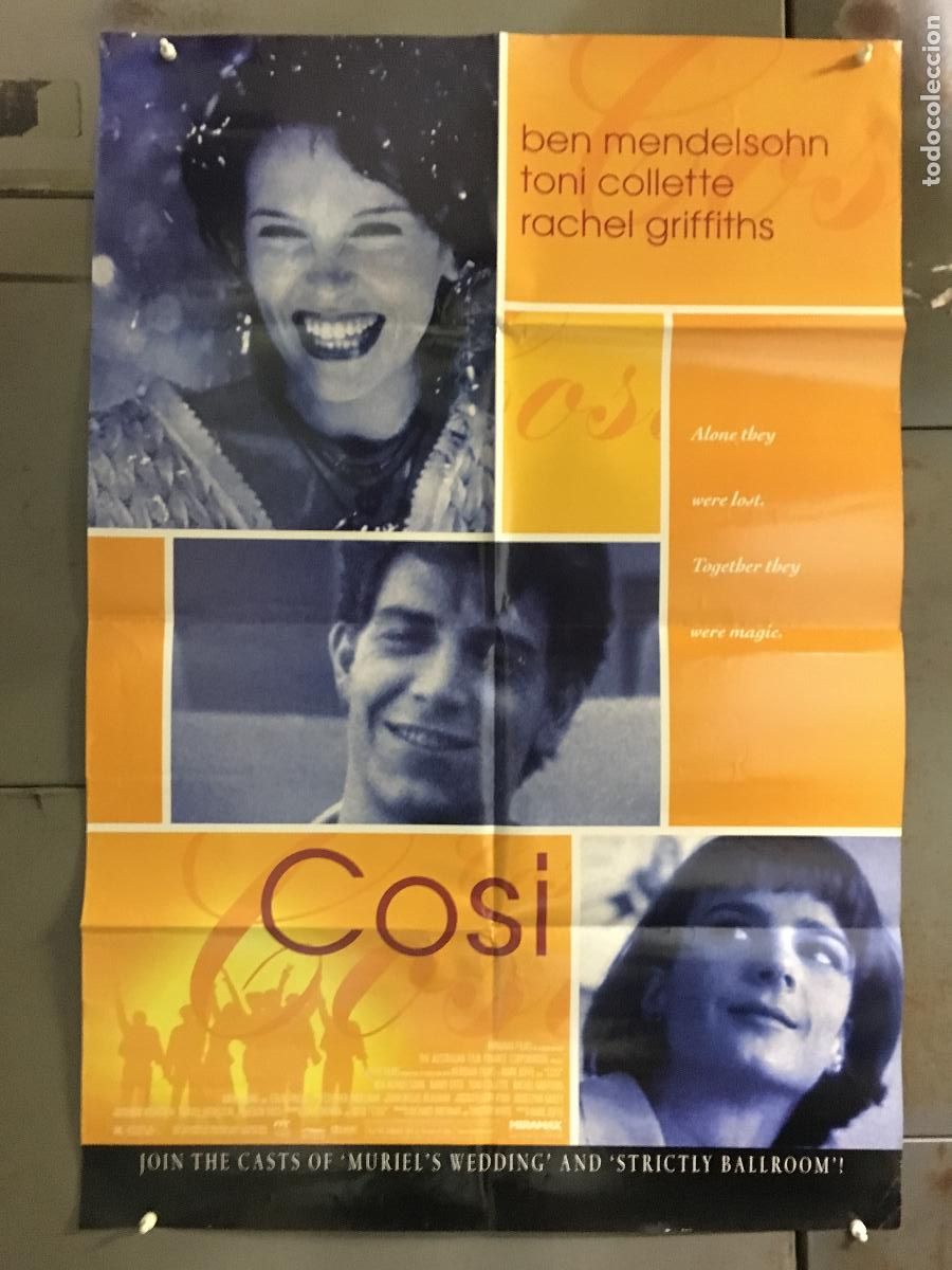 Cine: ODC C524 ADORABLE LOCURA TONI COLLETTE RACHEL GRIFFITHS POSTER ORIGINAL AMERICANO 68x102
