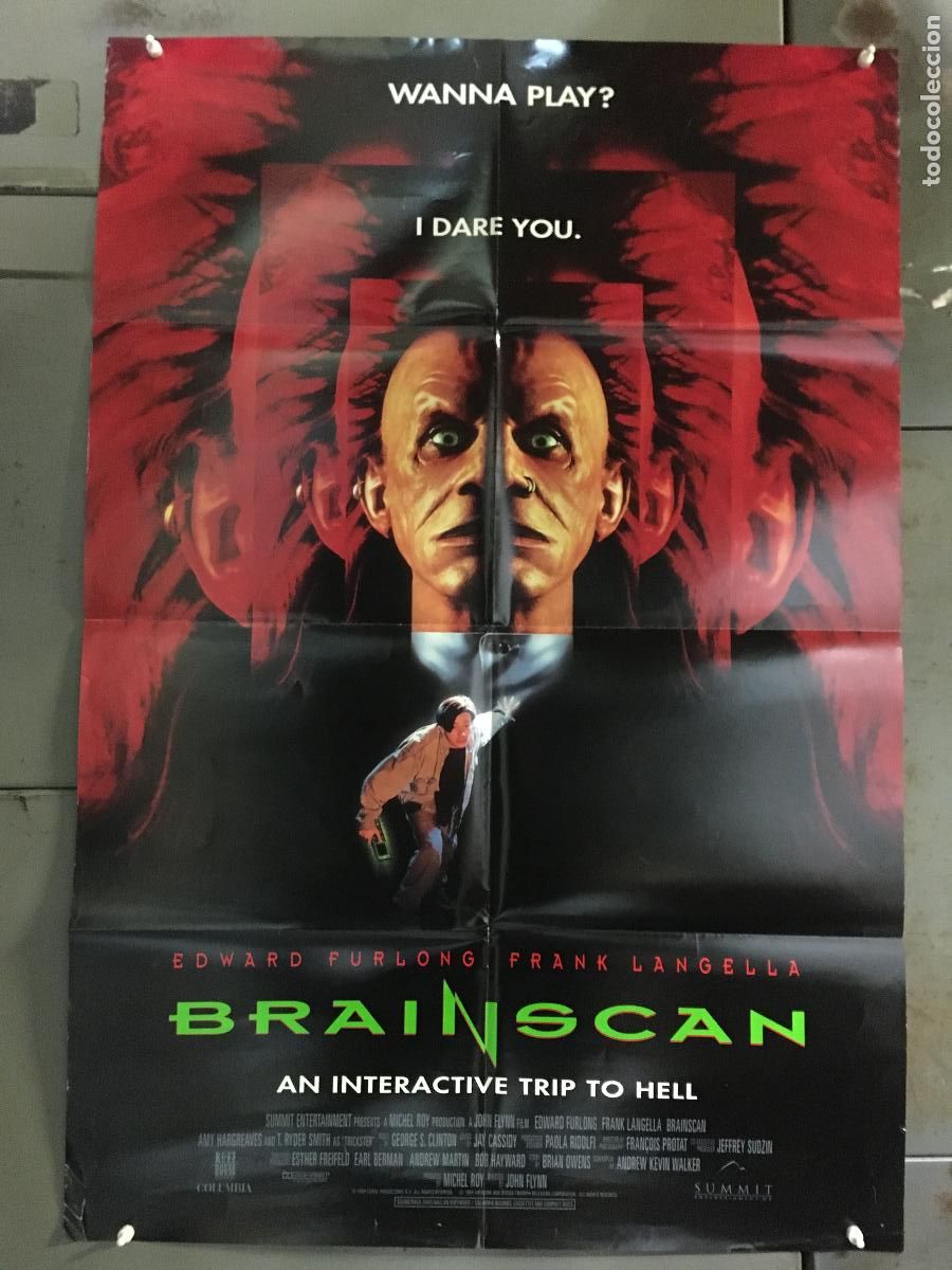 Cinema: ODC C526 JUEGO MORTAL EDWARD FURLONG FRANK LANGELLA POSTER ORIGINAL AMERICANO 68x102