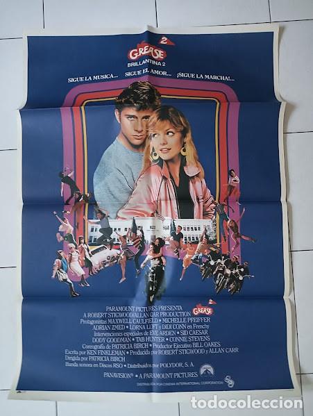 Cine: VKD 2369 GREASE 2 MICHELLE PFEIFFER MAXWELL CAULFIELD POSTER ORIGINAL 70X100 ESTRENO