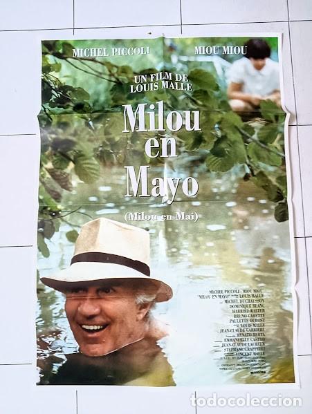 Cine: VKD 2371 MILOU EN MAYO LOUIS MALLE MIOU MIOU POSTER ORIGINAL 70X100 ESTRENO