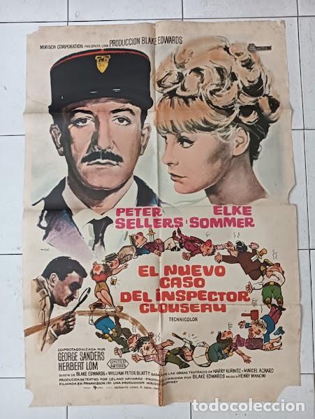 Cine: VKD 2374 EL NUEVO CASO DEL INSPECTOR CLOUSEAU PETER SELLERS Pantera Rosa MAC POSTER ORIG 70X100 ESP