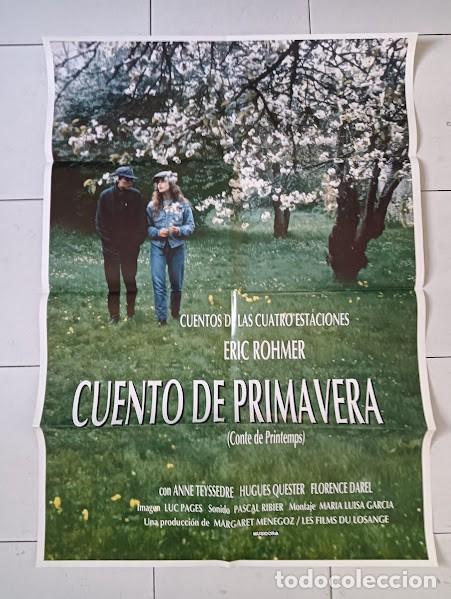 Cine: VKD 2379 CUENTO DE PRIMAVERA ERIC ROHMER POSTER ORIGINAL 70X100 ESTRENO