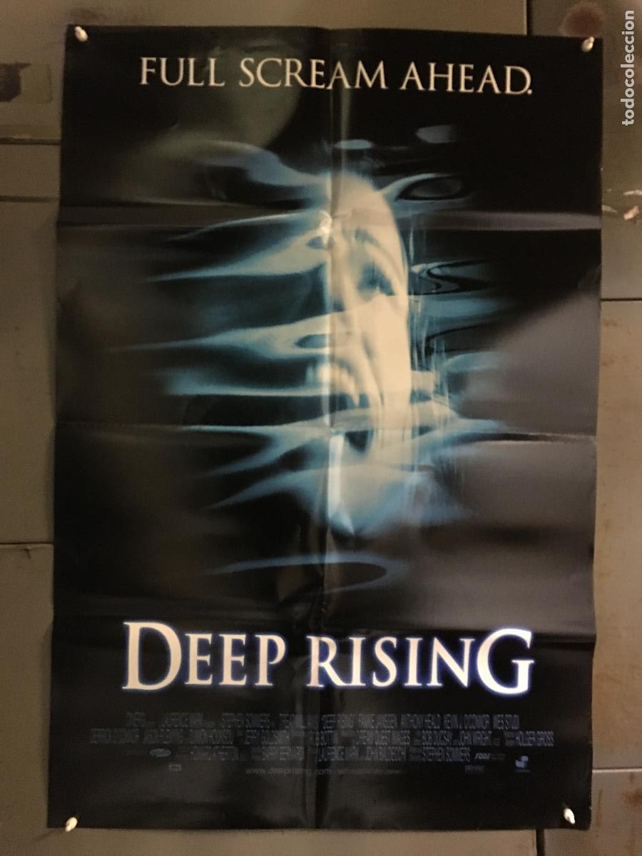 Cinema: ODC C530 DEEP RISING FAMKE JANSSEN TREAT WILLIAMS WES STUDI POSTER ORIGINAL AMERICANO 68x102
