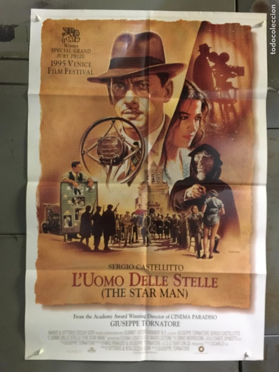 Cine: ODC C532 EL HOMBRE DE LAS ESTRELLAS GIUSEPPE TORNATORE CASARO POSTER ORIGINAL AMERICANO 68x102