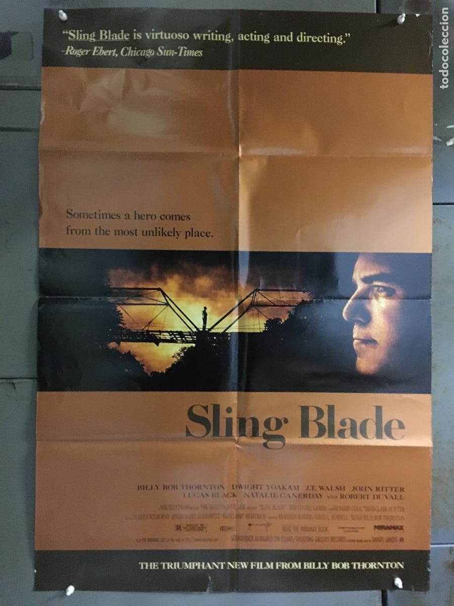 Cine: ODC C537 EL OTRO LADO DE LA VIDA BILLY BOB THORNTON DWIGHT YOAKAM POSTER ORIGINAL AMERICANO 68x102