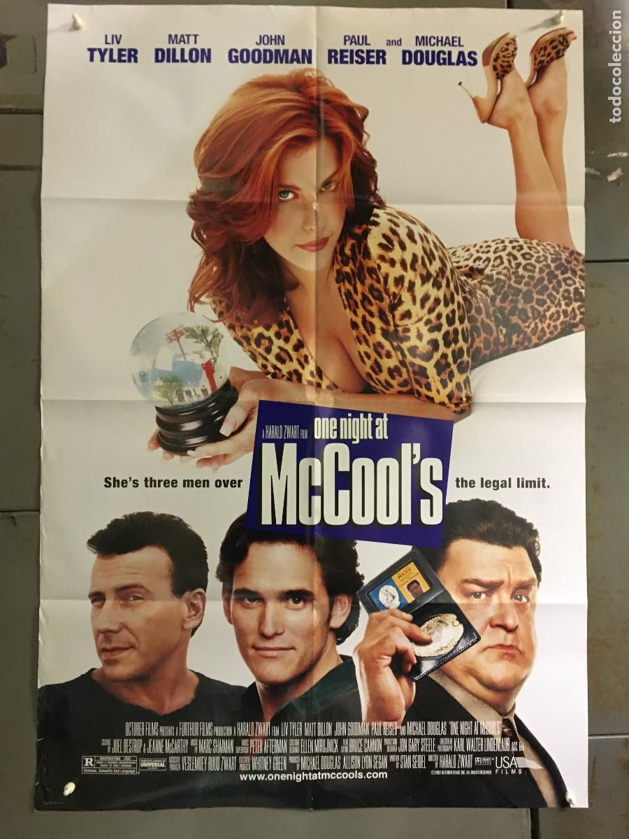 Cine: ODC C544 DIVINA PERO PELIGROSA LIV TYLER JOHN GOODMAN POSTER ORIGINAL AMERICANO 68x102