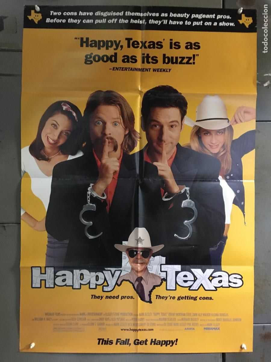 Cine: ODC C546 SALVAJEMENTE TIERNOS JEREMY NORTHAM STEVE ZAHN GAY CULT POSTER ORIGINAL AMERICANO 68x102