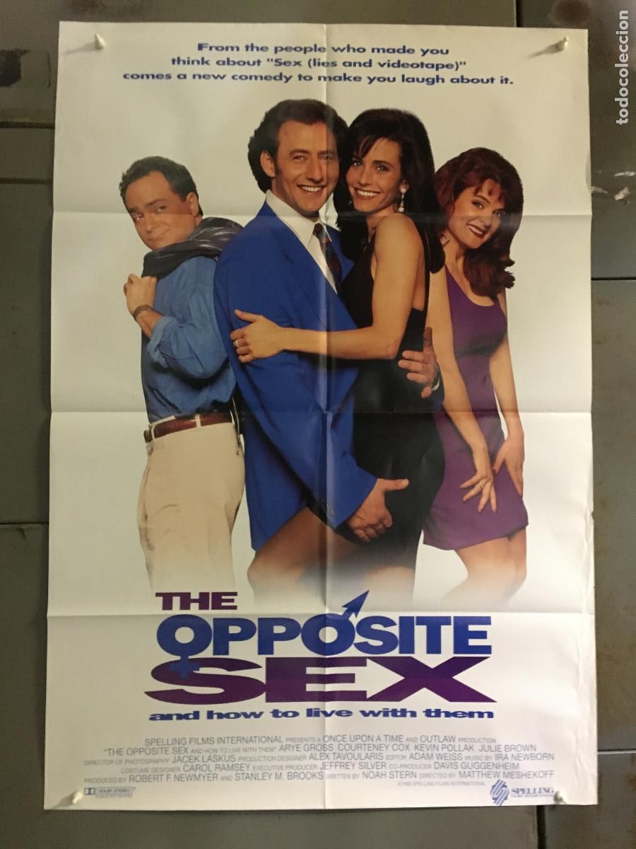 Cine: ODC C547 SEXO OPUESTO COURTENEY COX POSTER ORIGINAL AMERICANO 68x102
