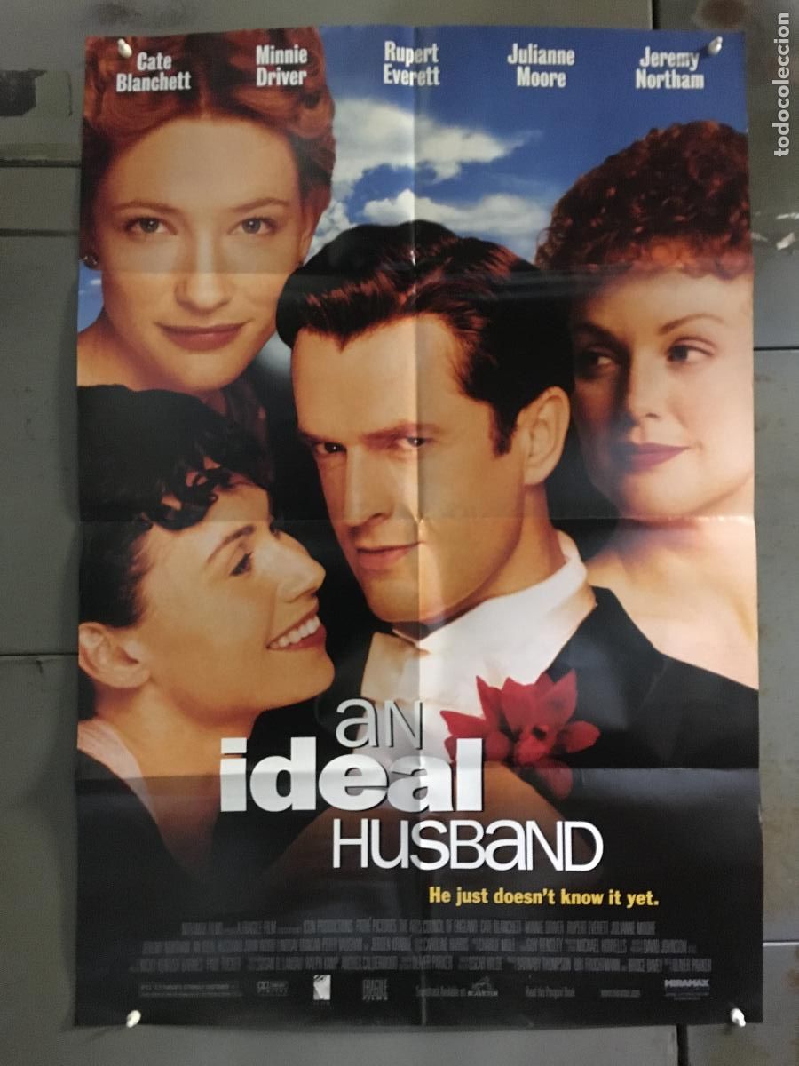 Cine: ODC C552 UN MARIDO IDEAL CATE BLANCHETT MINNIE DRIVER RUPERT EVERET POSTER ORIGINAL AMERICANO 68x102