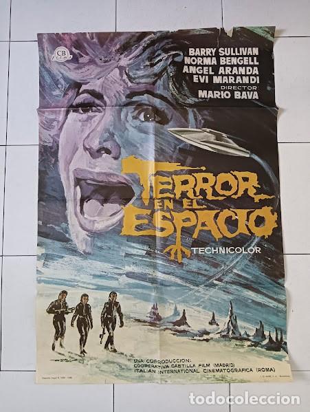 Cine: VKD 2385 TERROR EN EL ESPACIO MARIO BAVA MATAIX POSTER ORIGINAL 70X100 ESTRENO