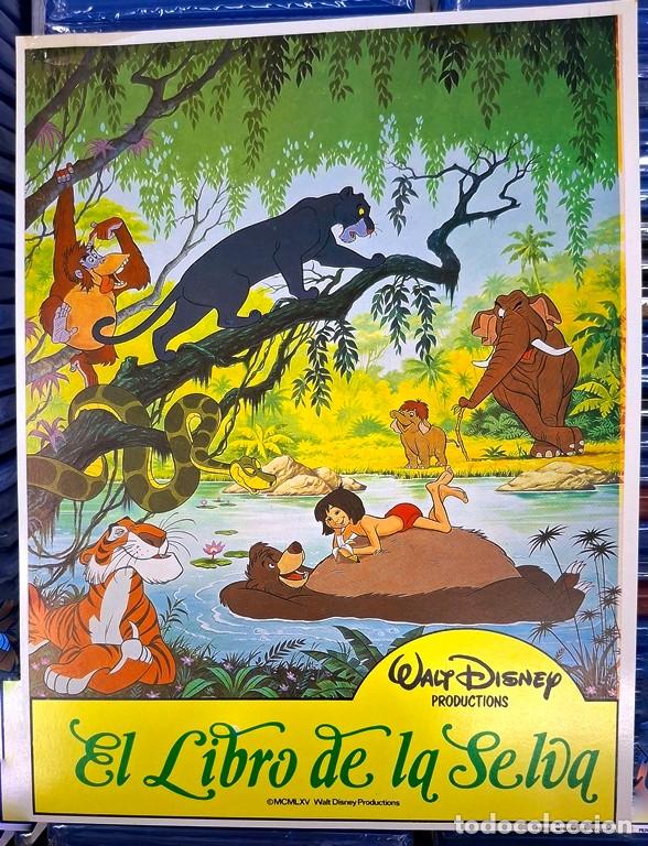 Cine: EL LIBRO DE LA SELVA. DISNEY L&aacute;mina publicitaria. 21,5X 29,5 (aprox)