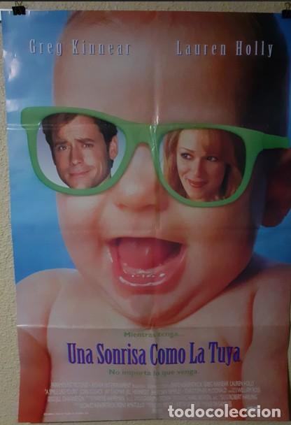 Cine: Una Sonrisa Como La Tuya (1997) - Cartel Original Doble Cara &iexcl;Impecable!