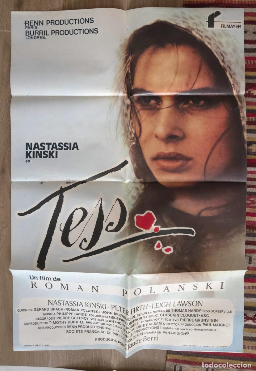 Cine: Tess (1980) lote original: 3 carteles y 7 fotocromos de Roman Polanski