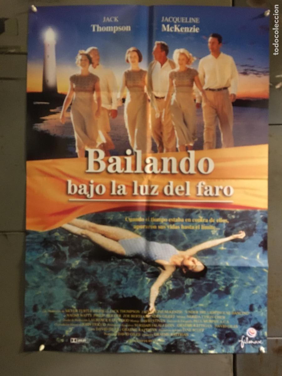 Cin&eacute;ma: AFL69 BAILANDO BAJO LA LUZ DEL FARO ADEN GILLET JACK THOMPSON POSTER ORIGINAL 70X100 ESTRENO
