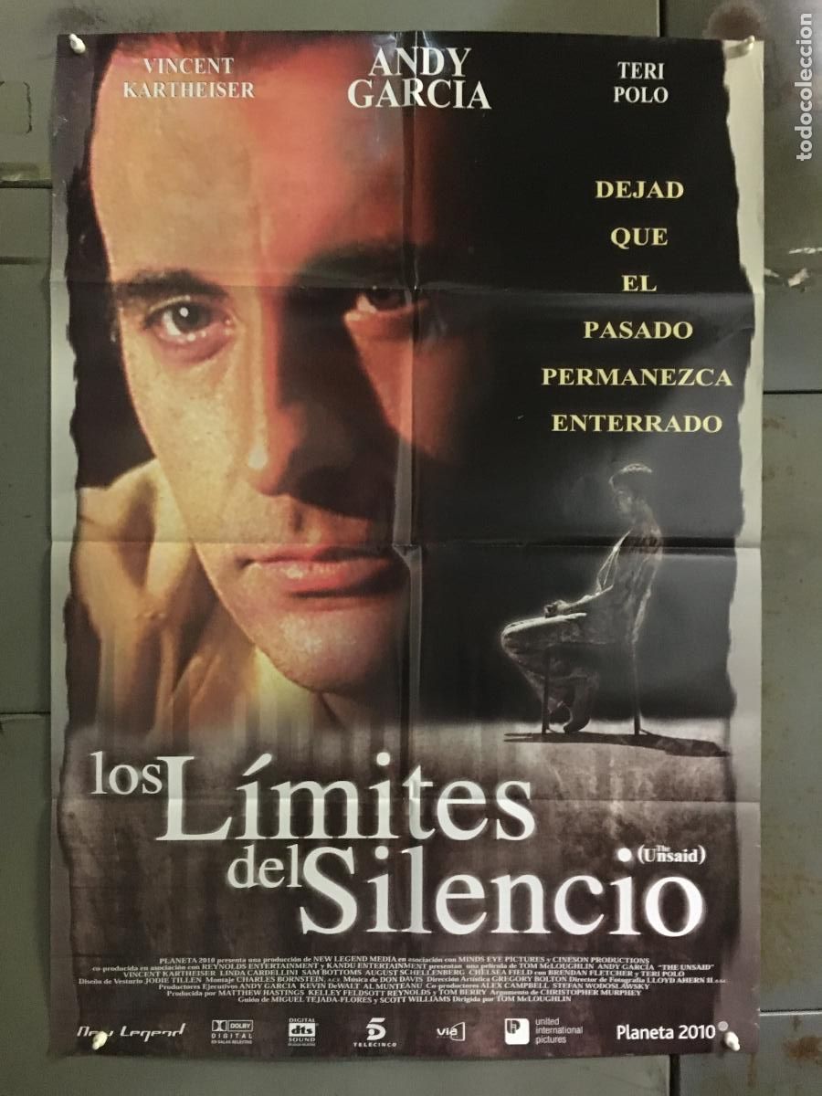 Cinema: AFL70 LOS LIMITES DEL SILENCIO ANDY GARCIA POSTER ORIGINAL 70X100 ESTRENO
