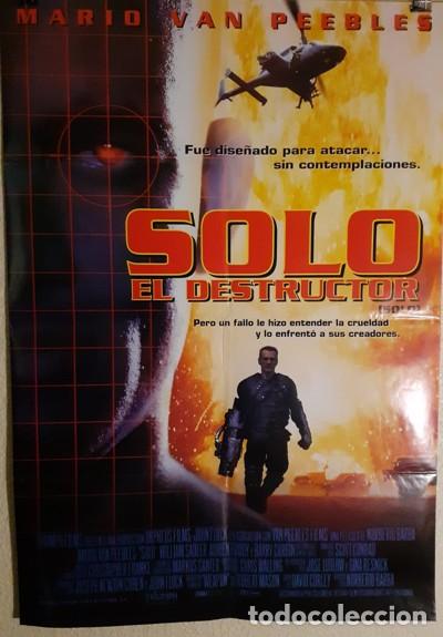 Cine: Solo El Destructor (1996) - Cartel Original de Cine - Colecci&oacute;n Particular