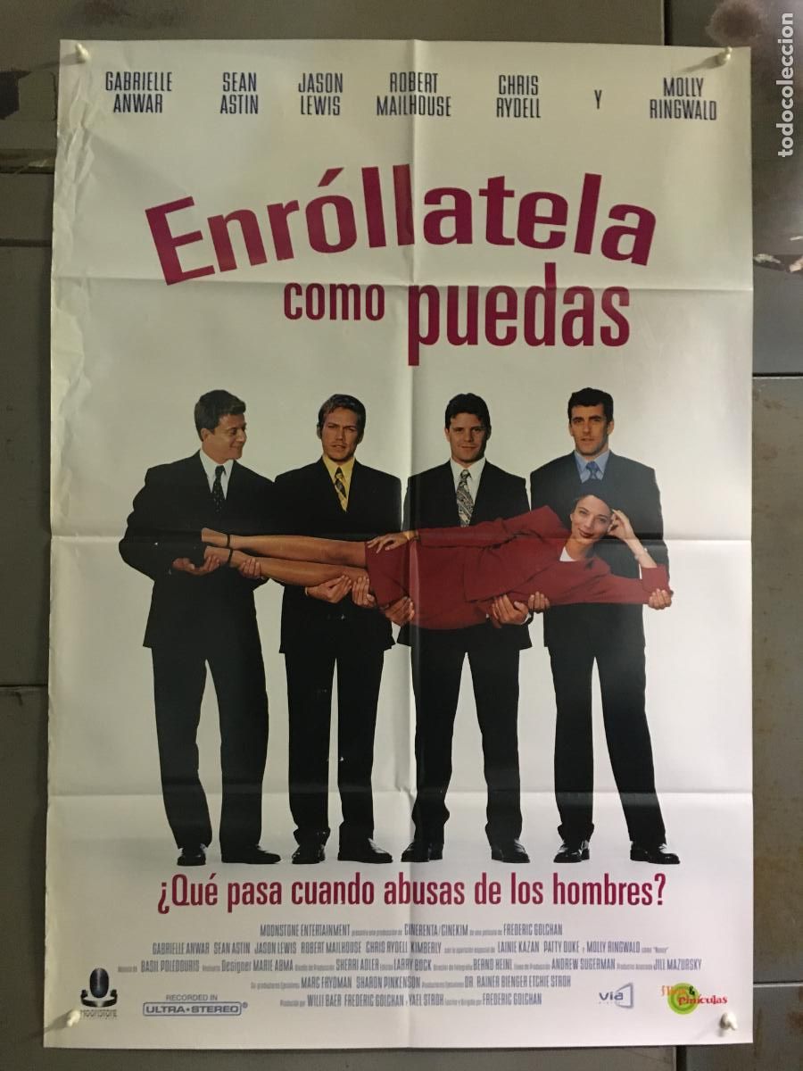 Cine: AFL72 ENROLLATELA COMO PUEDAS MOLLY RINGWALD POSTER ORIGINAL ESTRENO 70X100