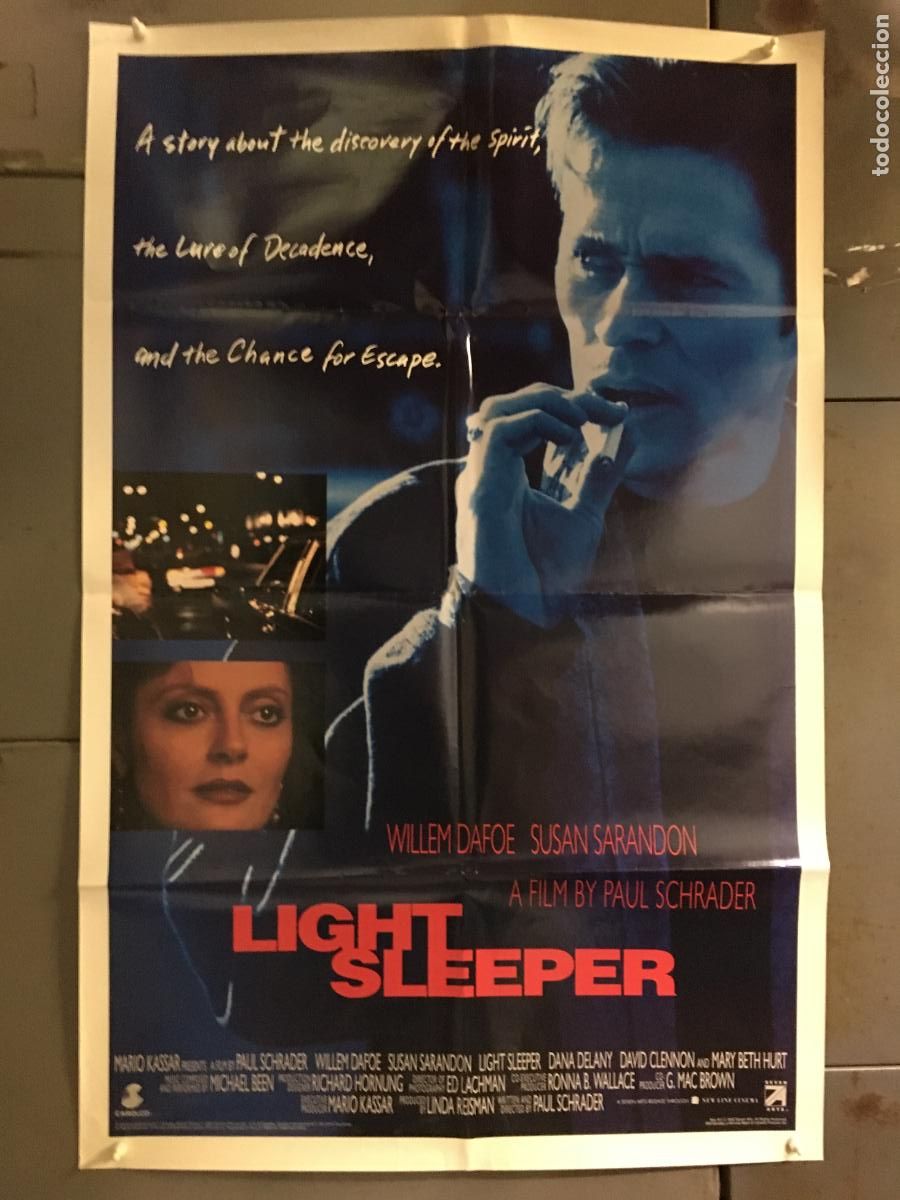 Cine: AFL77 POSIBILIDAD DE ESCAPE WILLEM DAFOE SUSAN SARANDON POSTER ORIGINAL AMERICANO 68X101