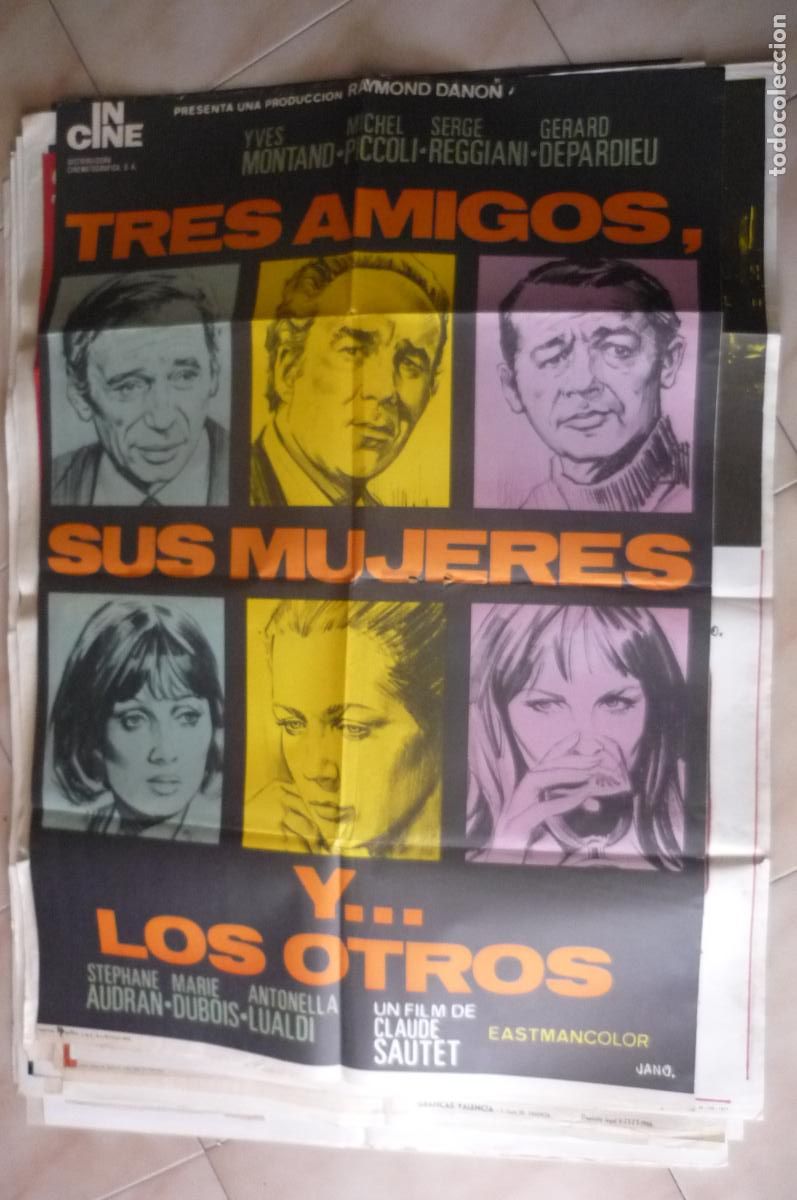 Cine: cartel cine 1 x 7o tres amigos sus mujeres y los otros