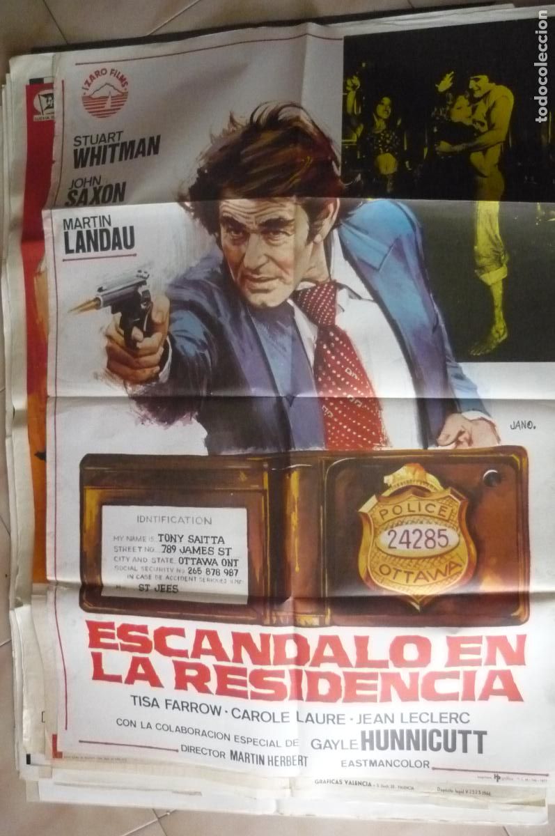 Cine: cartel cine 1 x 7o escandalo en la residencia