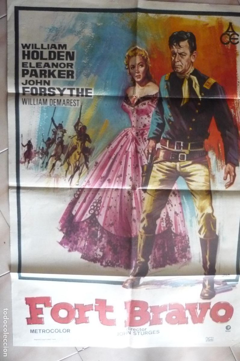 Cine: cartel cine 1 x 7o fort bravo
