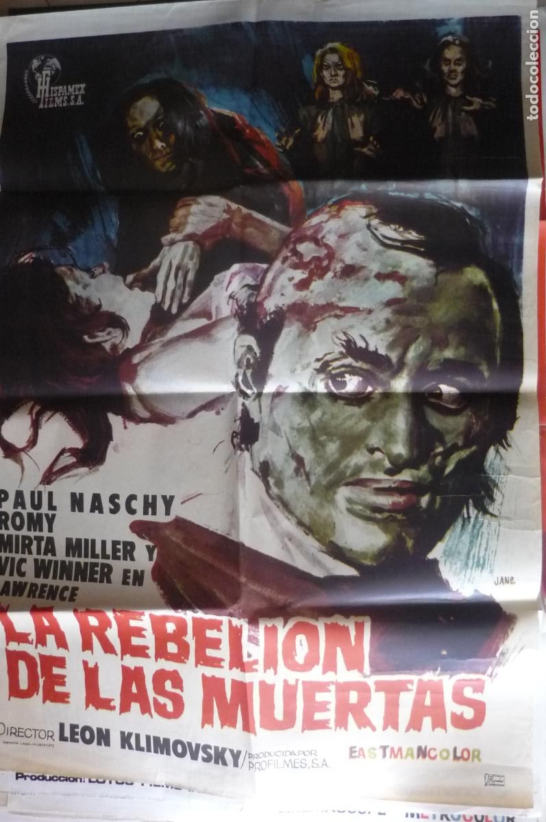 Cine: cartel cine 1 x 7o la rebelion de las muertas