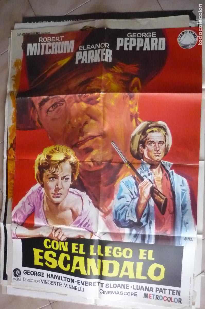 Cine: cartel cine 1 x 7o con el llego el escandalo