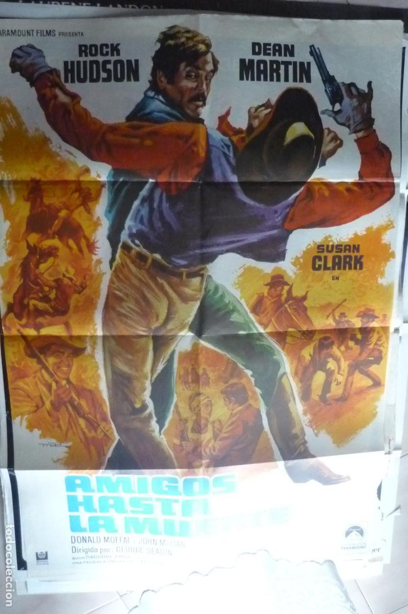 Cine: cartel cine 1 x 7o amigos hasta la muerte