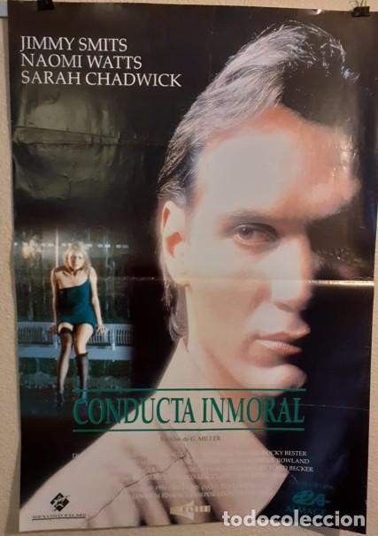 Cine: Conducta Inmoral (1993) - Cartel Original de Cine 100x70 cm - Colecci&oacute;n Particular