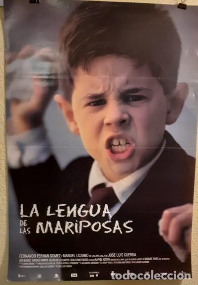 Cine: Cartel de cine original - La Lengua de las Mariposas (1999) Jos&eacute; Luis Cuerda - Muy buen estado