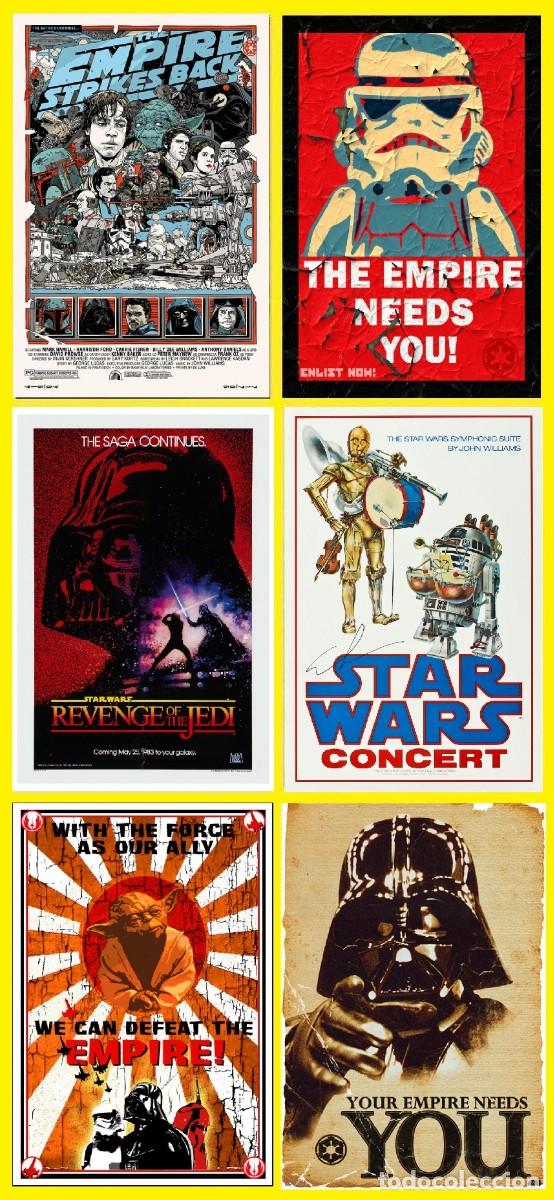 Cine: STRA WARS - LIMT OFFER 6 RARE POSTERS MOVIE !! 30x40 CM !!