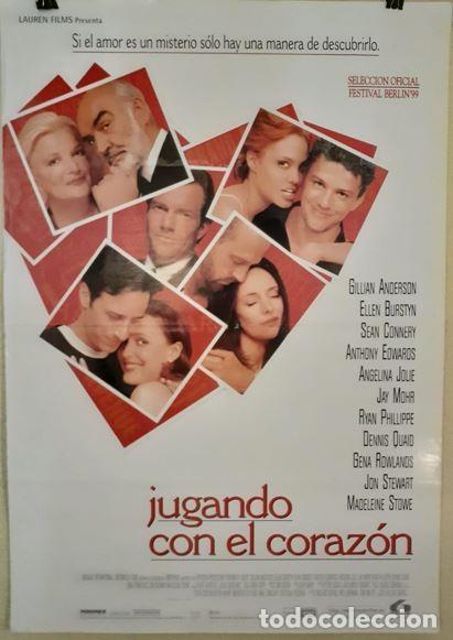 Cine: Cartel Cine Original: JUGANDO CON EL CORAZ&Oacute;N - 1999 - Sean Connery - 100x70 cm